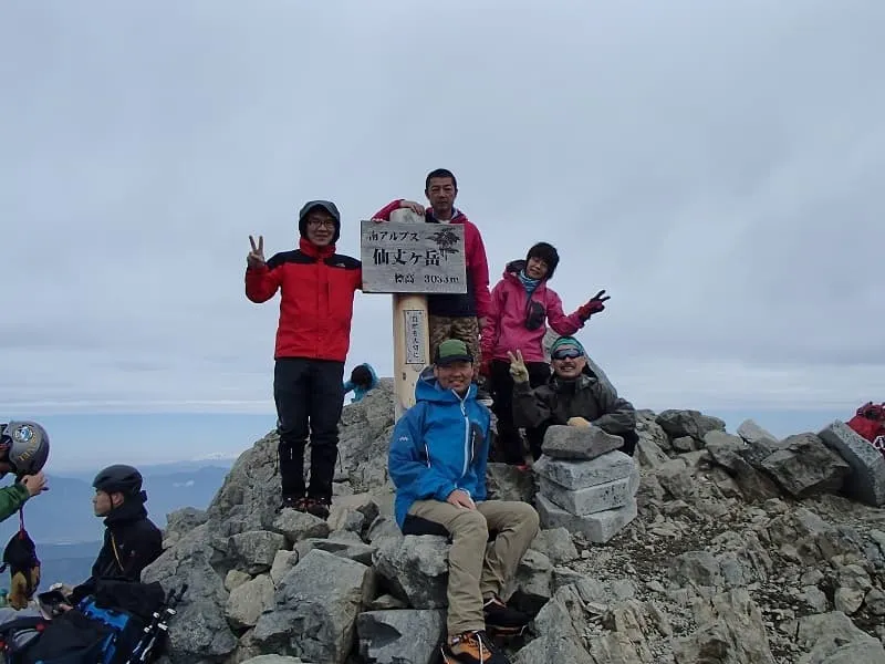 仙丈ヶ岳山頂