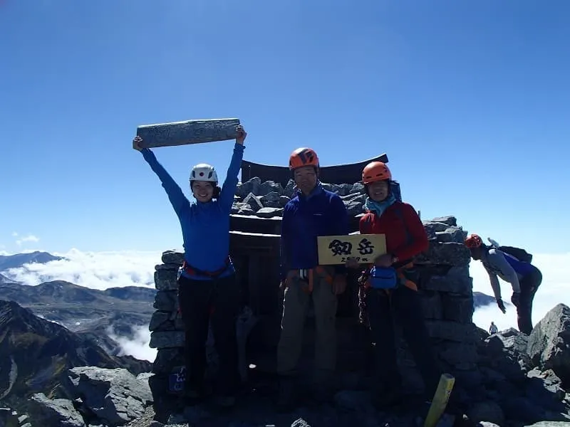 剱岳山頂(北方稜線組)