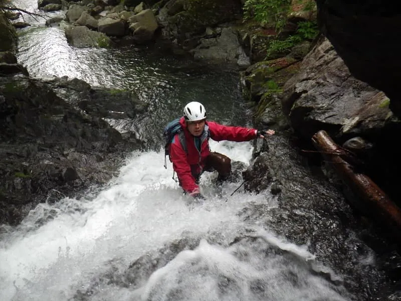いつもより多い水量をものともせず楽しむ