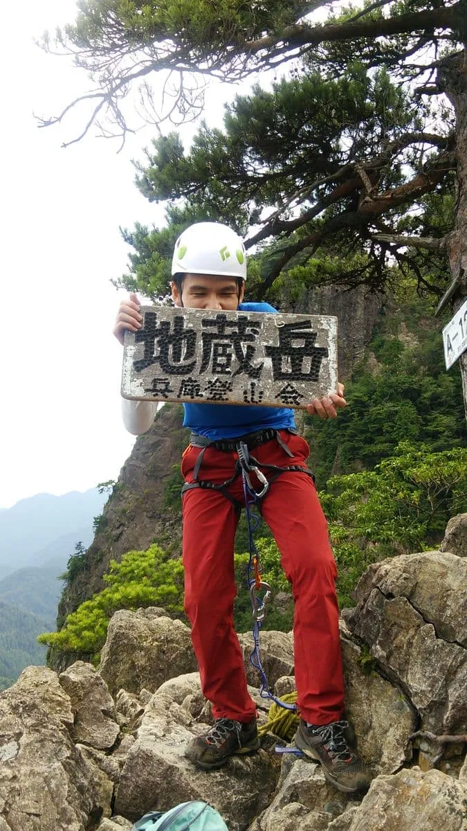 雪彦クライミングデビュー