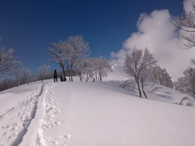 山頂まであと少し