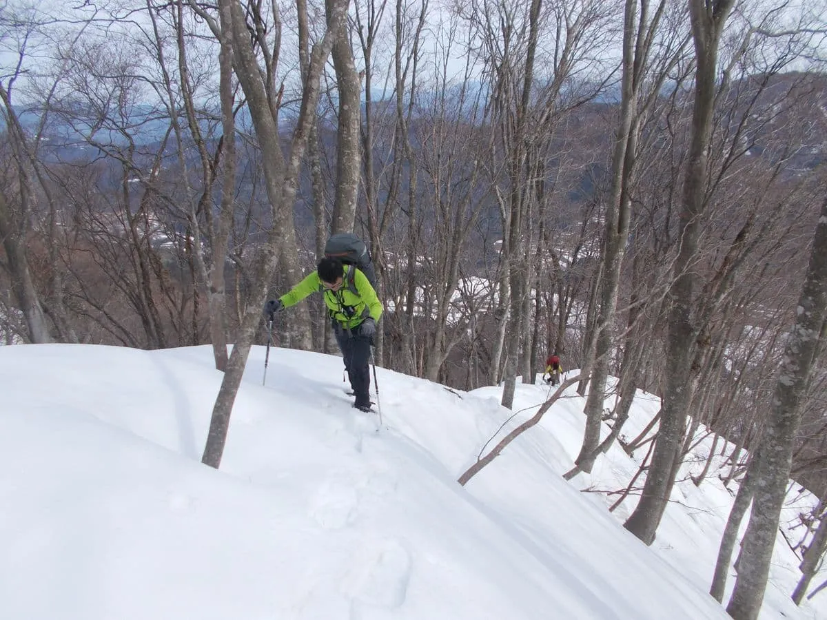 上山高原を目指す