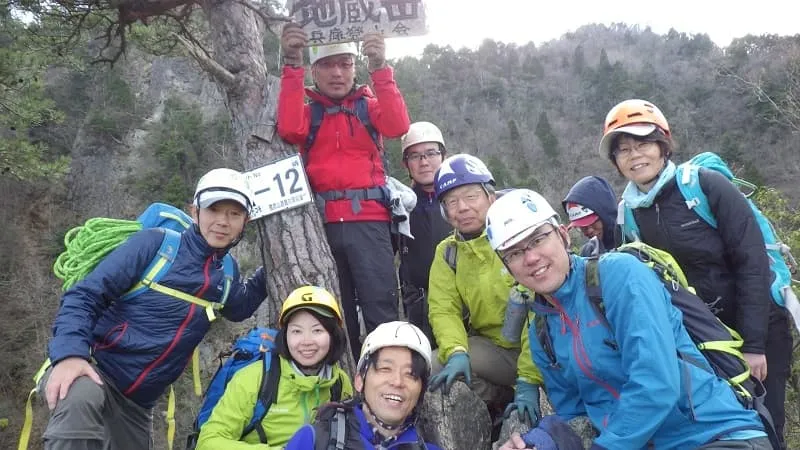 地蔵の頭で集合写真