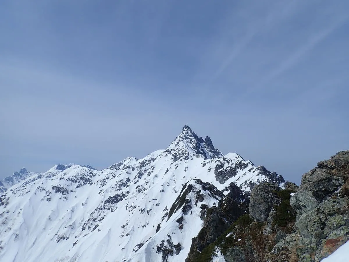 独標からの槍ヶ岳