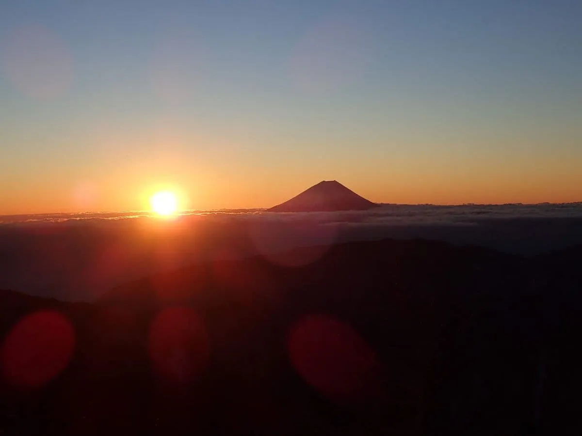 ご来光が素晴らしい