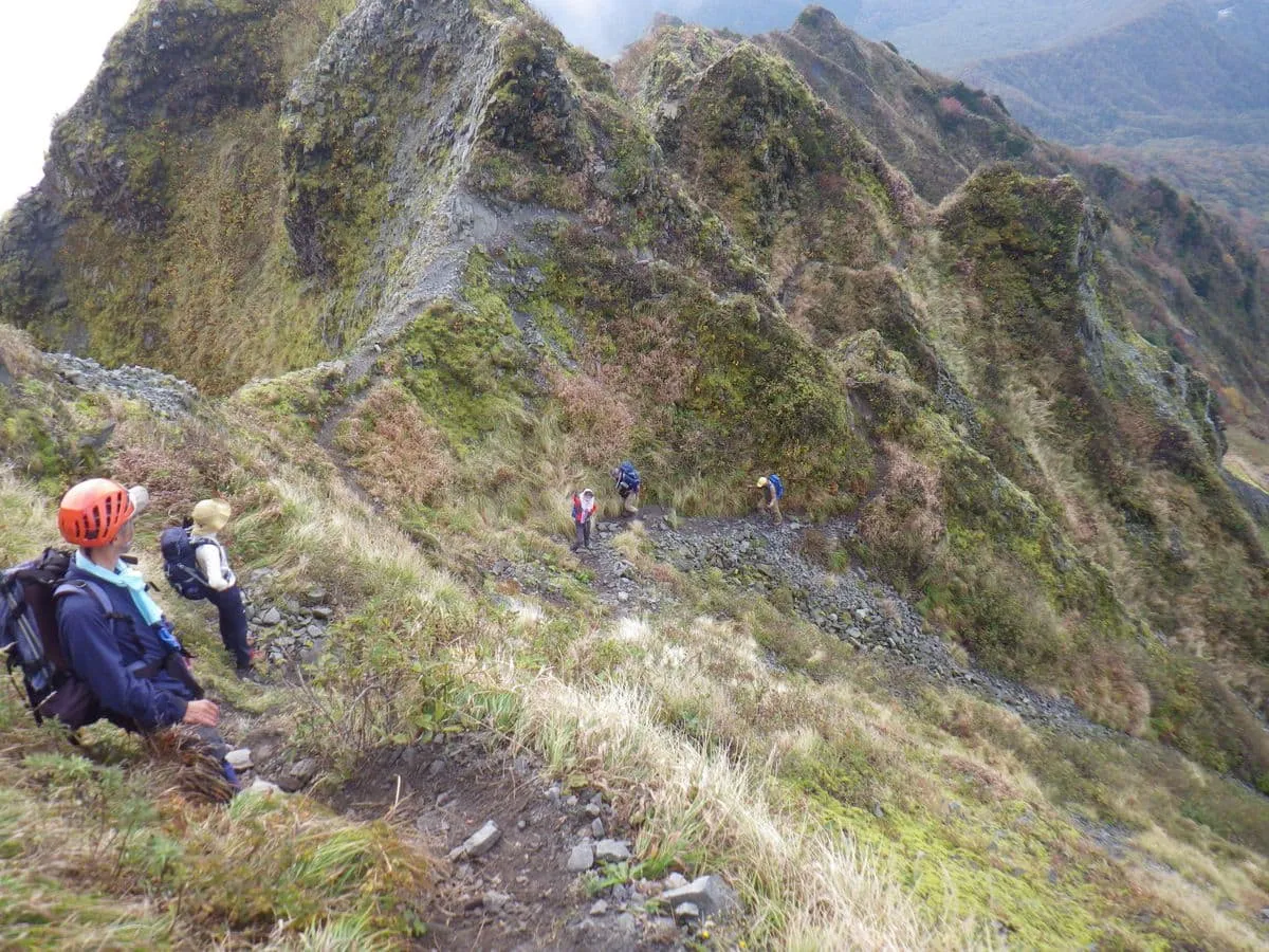 槍ヶ峰直下の分岐
